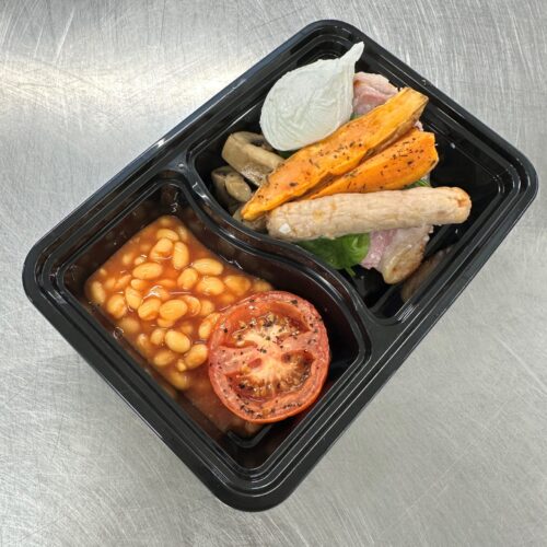 BREAKFAST WITH POACHED EGGS