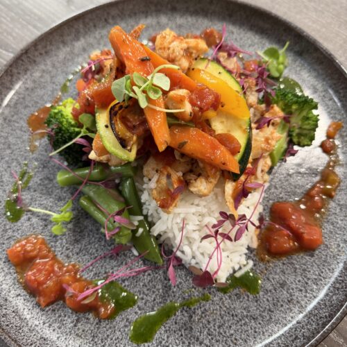 Sticky Chicken and Chilli Jam Fajita